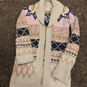 Girls long cardigan